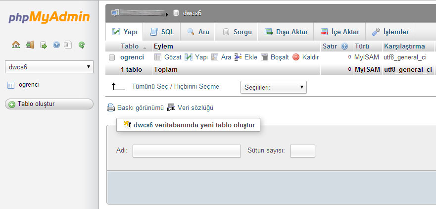 phpmyadmin