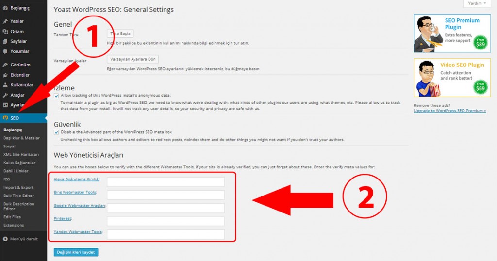 yoast seo ayarları 1