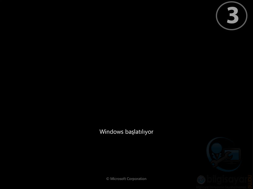 Windows 7 Resimli Anlatım -3-windows-baslatiliyor